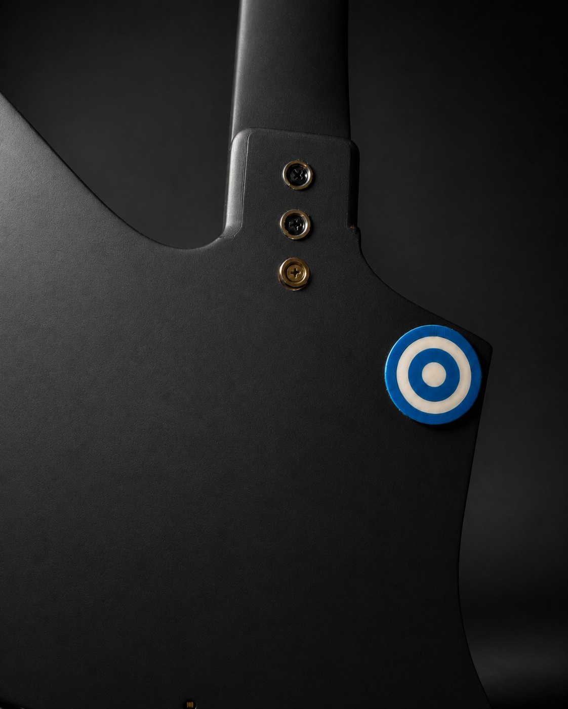 AKO SOMA — matte black back with printed brand disc